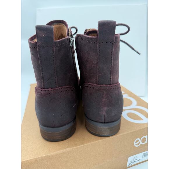 Earth® Dark 600 Red Leather Boots Women's size 10M Janel-QV - Picture 14 of 15